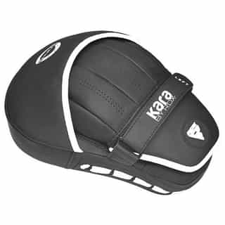 лапи за бокс rdx kara black white 1