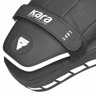 лапи за бокс rdx kara black white 3