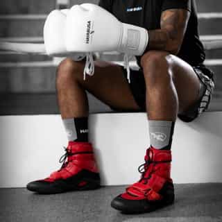 обувки за бокс hayabusa strike red 3