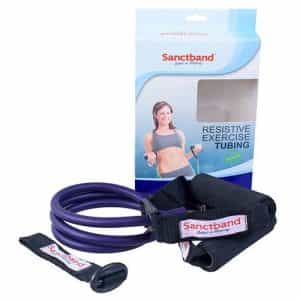 тренировъчен ластик лилав 25 кг