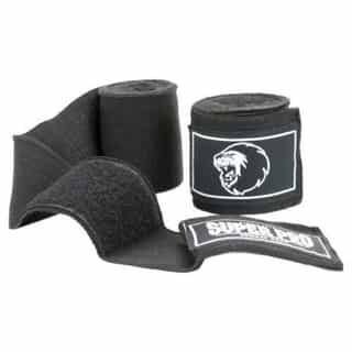 за Бокс Super Pro Hand Wraps Black 250 см