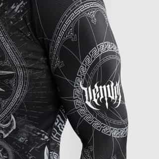 rashguard venum gladiator 5.0 men’s long sleeve rashguard – black silver 3 рашгард venum gladiator 5.0 men's long sleeve rashguard - black/silver 3