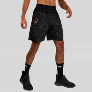 shorti venum x ilia topuria unmatched training shorts – black gold шорти venum x ilia topuria unmatched training shorts - blackgold