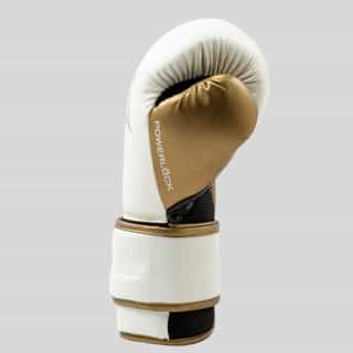 boksovi rykavici everlast powerlock white gold 3 боксови ръкавици everlast powerlock white/gold 3