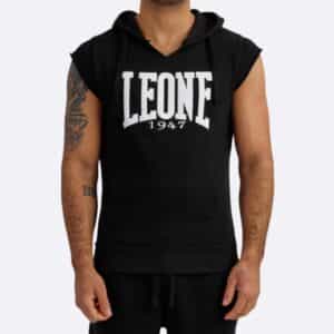suichyr leone hoody sleeveless black-white суичър leone hoody sleeveless black-white