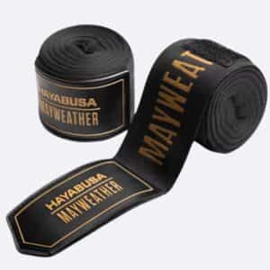 bintove za boks hayabusa mayweather black gold бинтове за бокс hayabusa mayweather black/gold