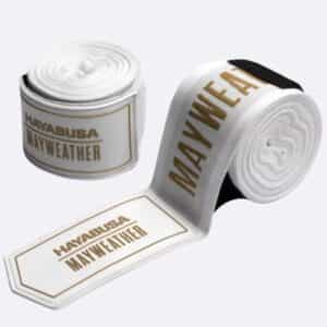 bintove za boks hayabusa mayweather white gold бинтове за бокс hayabusa mayweather white/gold