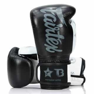 boksovi rykavici fairtex fxb-bg v2 – black white боксови ръкавици fairtex fxb-bg v2 - black/white