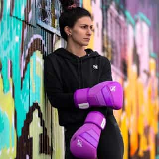 boksovi rykavici hayabusa t3 neon purple 3 боксови ръкавици hayabusa t3 neon purple 3
