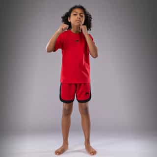 detska teniska venum contender kids t-shirt – cherry red 2 детска тениска venum contender kids t-shirt - cherry red 2