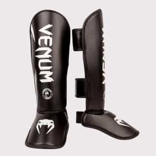 detski protektori za kraka venum challenger black white 1 детски протектори за крака venum challenger black/white 1