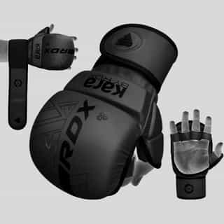 mma rykavici rdx kara black black 3 мма ръкавици rdx kara black/black 3