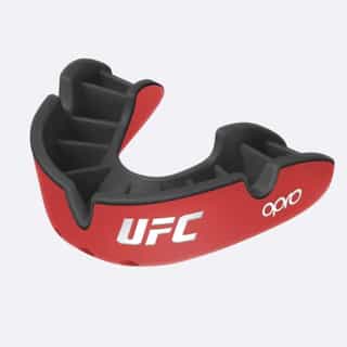 protektor za zybi ufc silver red black протектор за зъби ufc silver red/black