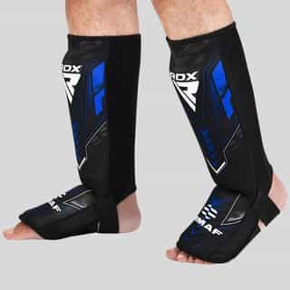 protektori za kraka rdx immaf approved neoprene shin instep guards blue 1 протектори за крака rdx immaf approved neoprene shin instep guards blue 1