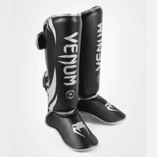 protektori za kraka venum challenger black silver протектори за крака venum challenger blacksilver