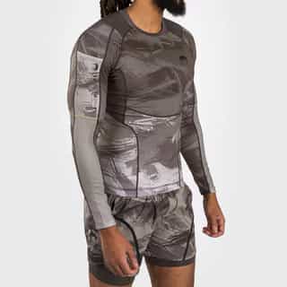 rashguard venum electron 3.0 long sleeves sand 3 рашгард venum electron 3.0 long sleeves sand 3