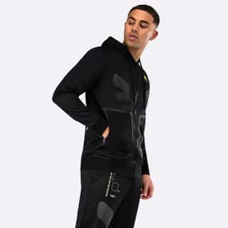 suichyr venum training camp 4.0 hoodie black neo green 2 суичър venum training camp 4.0 hoodie black/neo green 2