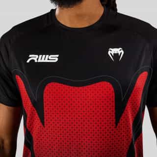 teniska Venum x RWS 2.0 Men’s Dry-Tech T-Shirt – Black Red 1 Тениска Venum x RWS 2.0 Men’s Dry-Tech T-Shirt - Black/Red 1