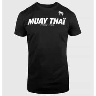 teniska venum muay thai vt t-shirt – black white тениска venum muay thai vt t-shirt - black/white