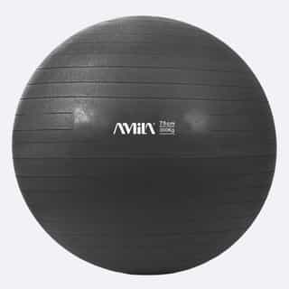 topka za gimanstika amila fitness 75см black топка за гимнастика amila fitness 75см black