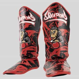 detski protektori za kraka 8 weapons joe black red детски протектори за крака 8 weapons joe blackred