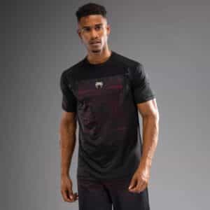 teniska venum g-fit air dry-tech deep black fire red тениска venum g-fit air dry-tech deep black / fire red