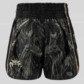 muay thai shorti venum invader black sand 1 муай тай шорти venum invader black/sand 1