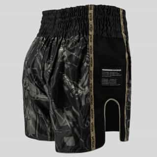 muay thai shorti venum invader black sand 3 муай тай шорти venum invader black/sand 3