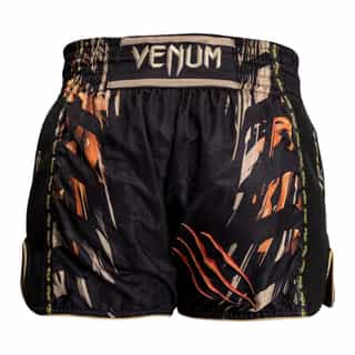 muay thai shorti venum tiger black neon orange 2 муай тай шорти venum tiger black/neon orange 2