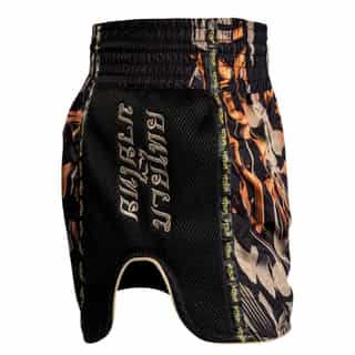 muay thai shorti venum tiger black neon orange 3 муай тай шорти venum tiger black/neon orange 3