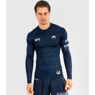 rashgard ufc fusion by venum fight week men’s performance long sleeve rashguard – oceanic blue рашгард ufc fusion by venum fight week men’s performance long sleeve rashguard - oceanic blue