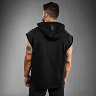 suichyr boxing vt sleeveless hoodie – black white 1 суичър venum boxing vt sleeveless hoodie - black/white 1