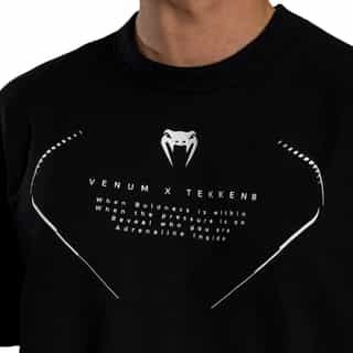 teniska venum x tekken 8 jin kazama black black white 2 тениска venum x tekken 8 jin kazama black/black/white 2