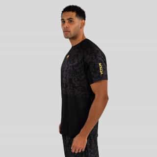 teniska venum x ilia topuria unmatched dry-tech shirt – black gold 3 тениска venum x ilia topuria unmatched dry-tech shirt - black/gold 3