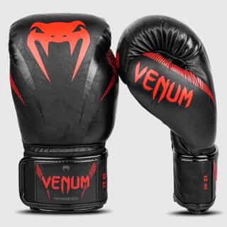 boksovi rykavici venum impact boxing gloves black red 1 боксови ръкавици venum impact boxing gloves black/red 1