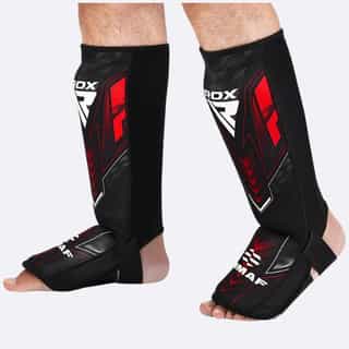 protektori za kraka rdx immaf approved neoprene shin instep guards red 2 протектори за крака rdx immaf approved neoprene shin instep guards red 2