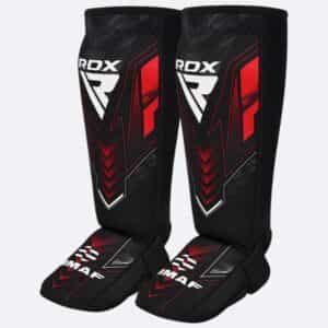 protektori za kraka rdx immaf approved neoprene shin instep guards red протектори за крака rdx immaf approved neoprene shin instep guards red