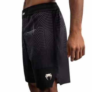 shorti venum g-fit air men’s fight shorts – deep black desert sand 2 шорти venum g-fit air men's fight shorts - deep black/desert sand 2