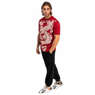 teniska venum dragon’s flight cherry red cream white 2 тениска venum dragon’s flight cherry red/cream white 2