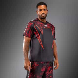 Тениска Venum 20th Anniversary Dry-Tech Shirt – Black Red 3 Тениска Venum 20th Anniversary Dry-Tech Shirt - Black/Red 1