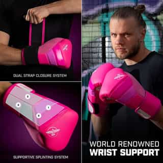 boksovi rykavici hayabusa t3 neon pink 1 боксови ръкавици hayabusa t3 neon pink 3