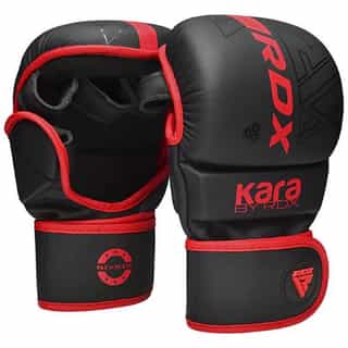 mma rykavici rdx kara black red 1 мма ръкавици rdx kara black/red 3
