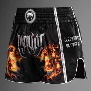 muay thai shorti venum gladiator 5.0 black neon orange муай тай шорти venum gladiator 5.0 black/neon orange