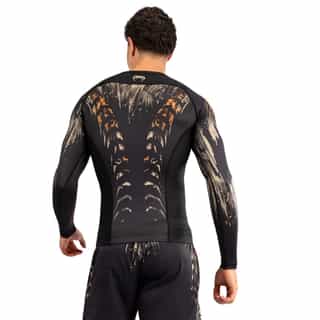 rashgard venum tiger long sleeve black neon orange 1 рашгард venum tiger long sleeve black/neon orange 2