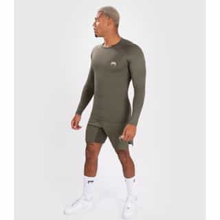 rashguard venum contender long khaki 2 рашгард venum contender long khaki 2