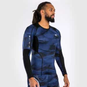 rashguard venum electron 3.0 long sleeves navy рашгард venum electron 3.0 long sleeves navy