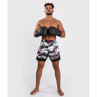 shorti venum electron 3.0 fightshort grey red 3 шорти venum electron 3.0 fightshort grey/red 3