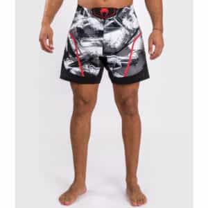 shorti venum electron 3.0 fightshort grey red шорти venum electron 3.0 fightshort grey/red