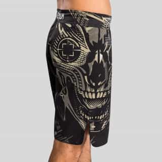 shorti venum invader fight shorts black sand 2 шорти venum invader fight shorts black/sand 1
