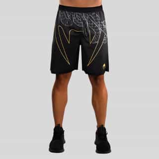 shorti venum serpenti training shorts – black silver gold shorti venum serpenti training shorts - black/silver/gold